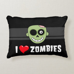 I Kärlek Zombies Prydnadskudde
