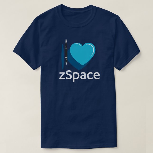 "I Kärlek zSpace" T-Shirt (Design framsida)