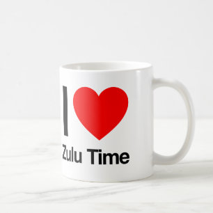 i kärlek zulu kaffemugg