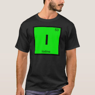 I - Kemisk koagulationssymbol för jodkirurgi Bord T-shirt