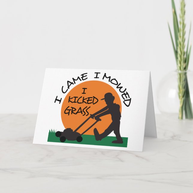 I Kicked Grass Kort (Framsida)