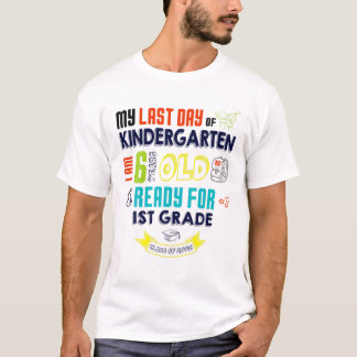 I KINDERGARTEN är jag 6 år gammal Redo 1 S T Shirt