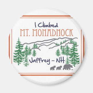 I Klibed Mt. Monadnock Magnet