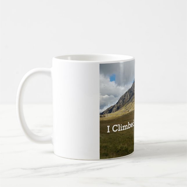 I Klibed Tryfan - Wales Kaffemugg (Vänster)