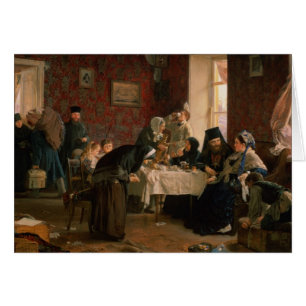 I klostergästhemmet hälsningskort