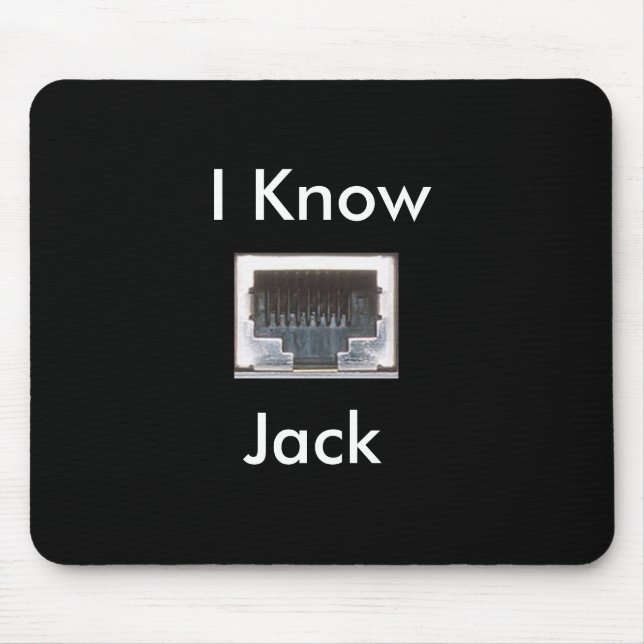 I Know Ethernet Network Jack Musmatta (Framsidan)