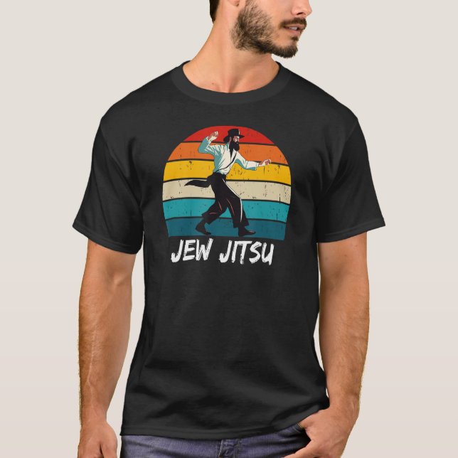 I Know Jew Jitsu T Shirt (Framsida)