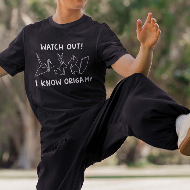 I Know Origami T Shirt (Skapare uppladdad)