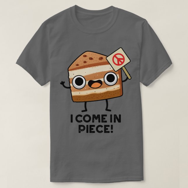 I Kom i Biet Funny Cake Pun 1 T Shirt (Design framsida)