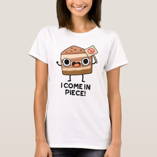 I Kom i Biet Funny Cake Pun T Shirt (Framsida)