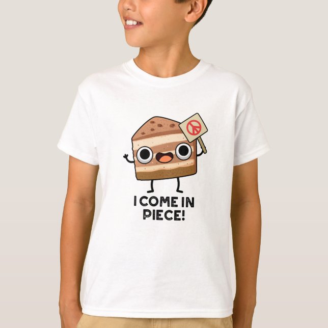 I Kom i Biet Funny Cake Pun T Shirt (Framsida)