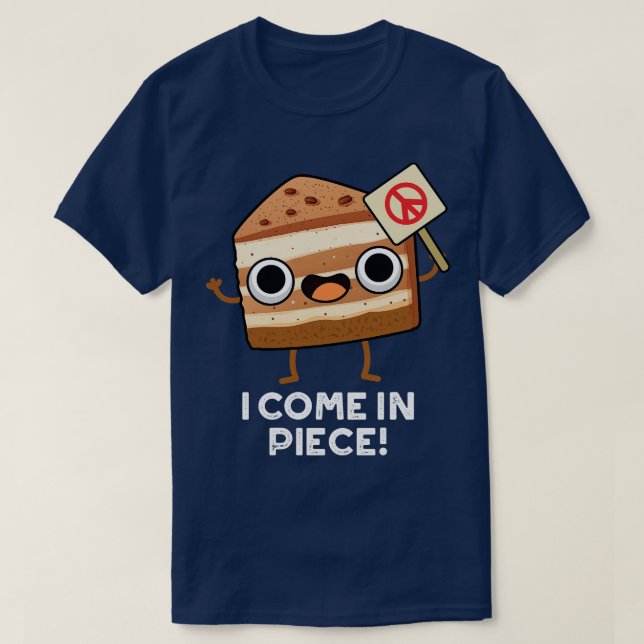 I Kom i Biet Funny Cake Pun T Shirt (Design framsida)