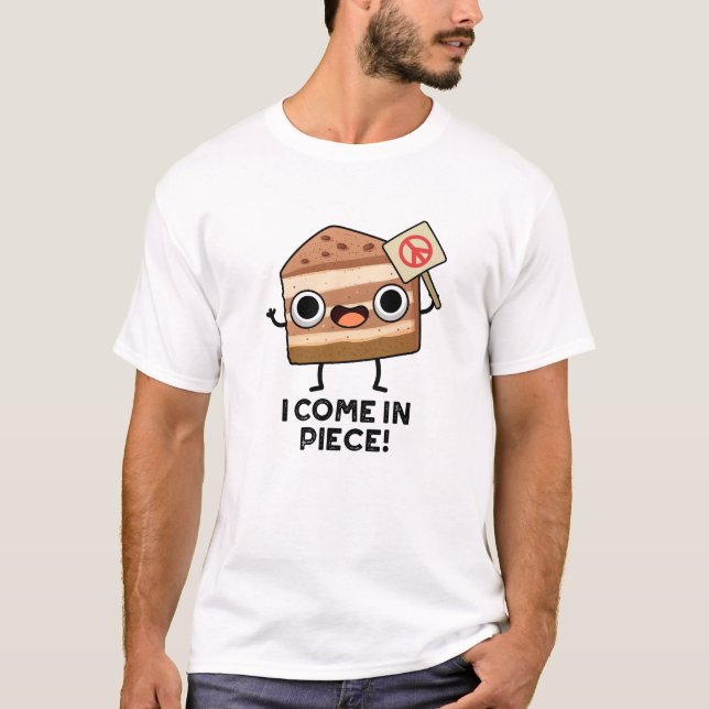 I Kom i Biet Funny Cake Pun T Shirt (Framsida)