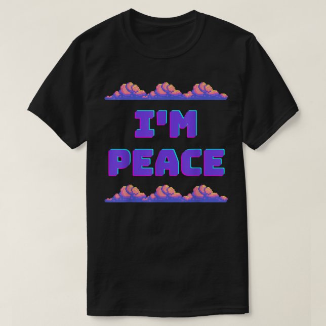 I Kom i fred I är FRED Gamer Stil T Shirt (Design framsida)