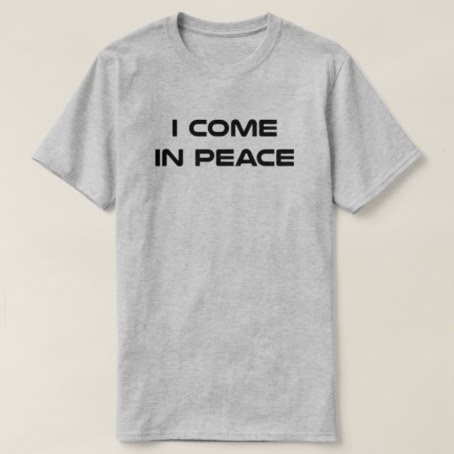 I Kom i fred (matchande Par Shirt) T Shirt (Design framsida)