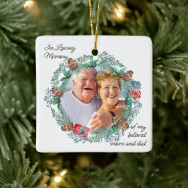 I kranningsfoto med Lovminne med Gräs Cone Julgransprydnad Keramik