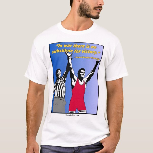 "I krig finns det någon ersättning för den seger" T-shirt (Framsida)