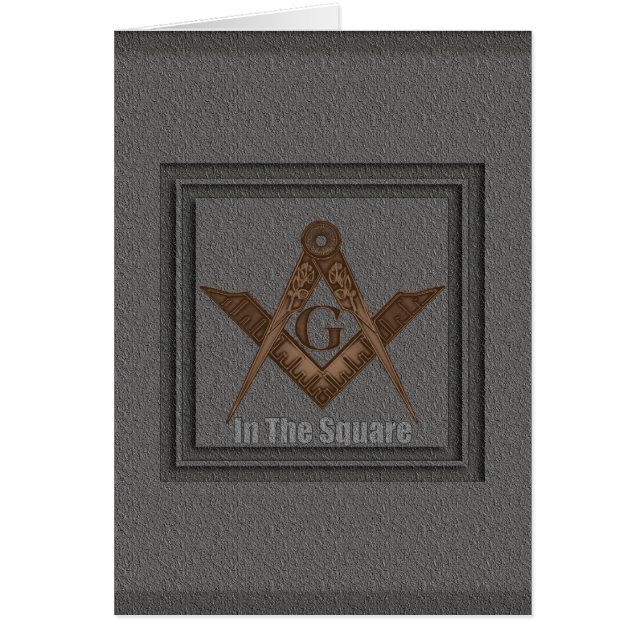 I kvadrera hälsningskort (Framsidan)