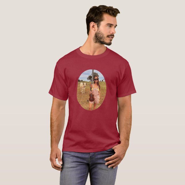 I.L.Y Oval T Shirt (Hel framsida)