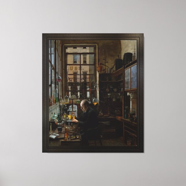 I laboratoriet av Henry Alexander Canvastryck (Framsida)