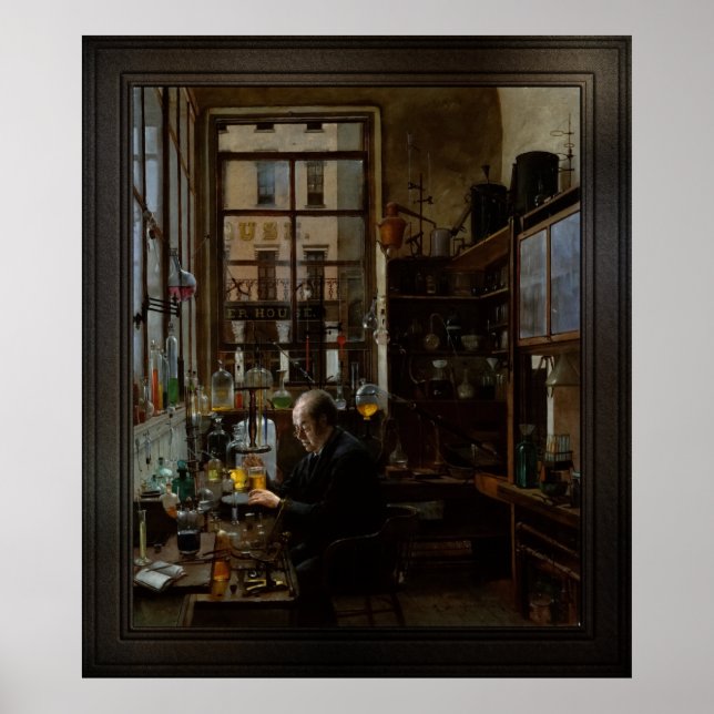 I laboratoriet av Henry Alexander Poster (Framsidan)