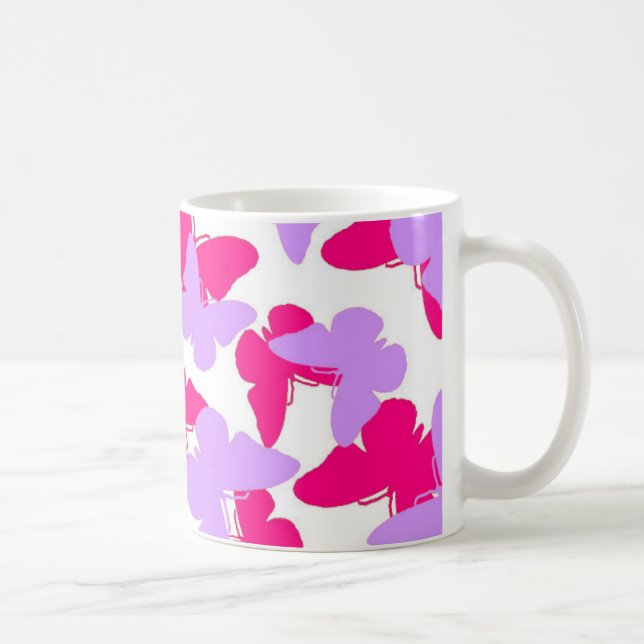 I lagra fjärilar kaffemugg (Höger)