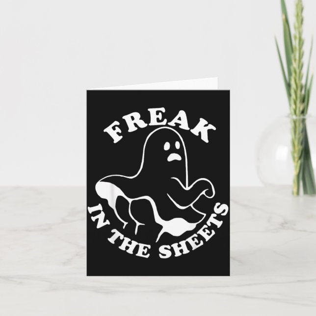 I lakanet Roligt Halloween Boo Spöke Kort (Framsida)