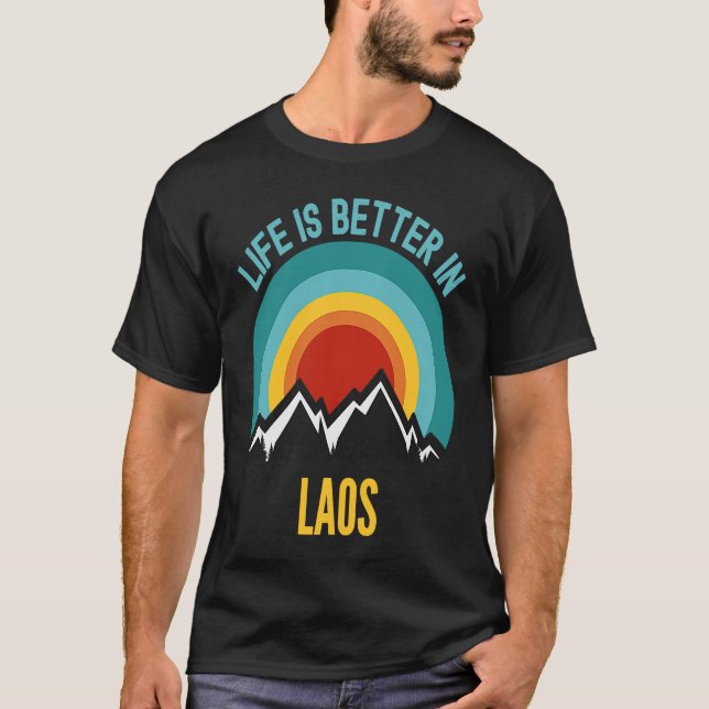 i Laos T Shirt (Framsida)