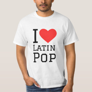 I latinska hakpartikett i kärlek t shirt
