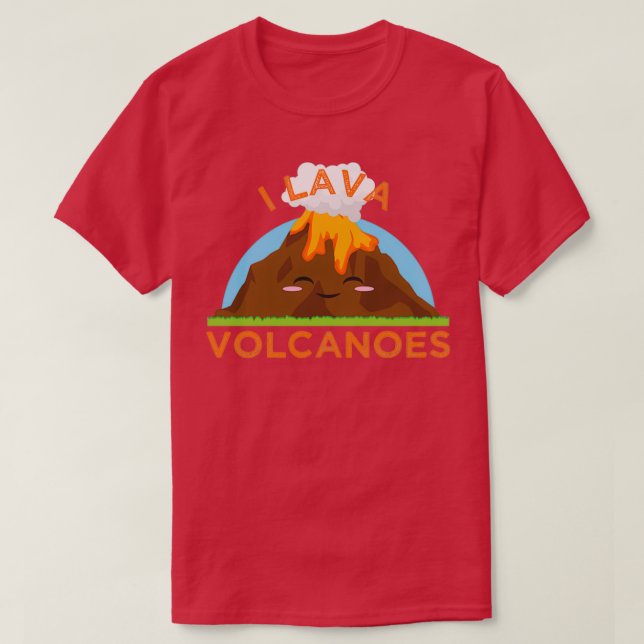 I Lava Vulkaners Geologists Graphics Mineralogy Gr T Shirt (Design framsida)