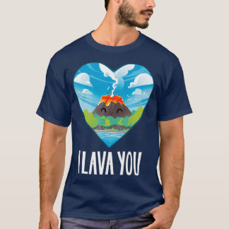 I Lava You Valentines day-årsdagen T Shirt