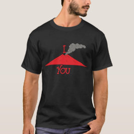I Lava You Volcano Design T Shirt
