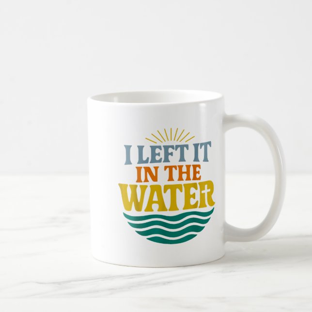 I Left It In The Water – Retro Baptism Faith  Kaffemugg (Höger)