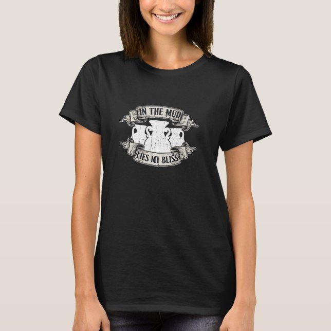 I Lera Ljuger jag mina bliss - potterikeramiskt ko T Shirt (Framsida)