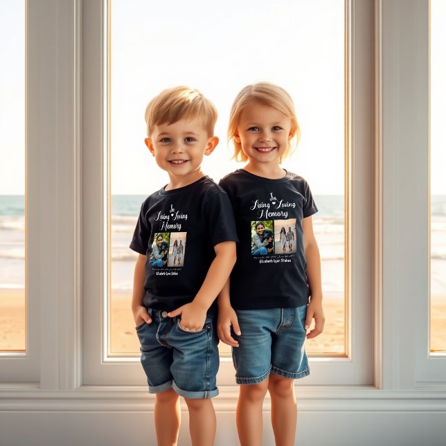 I levande och flytande minne T-Shirt (Living and Loving Memorial Toddler T-shirts)