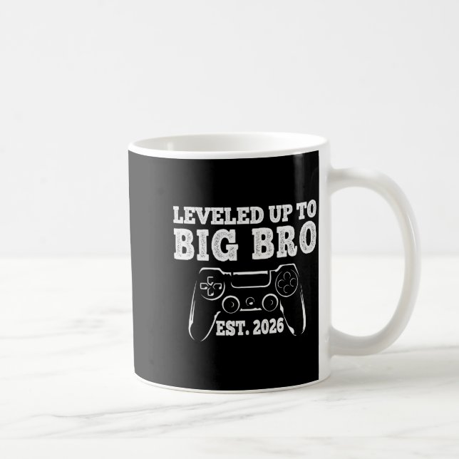 I Leveled Up To Big Bro 2026 Promoted To Big Broth Kaffemugg (Höger)