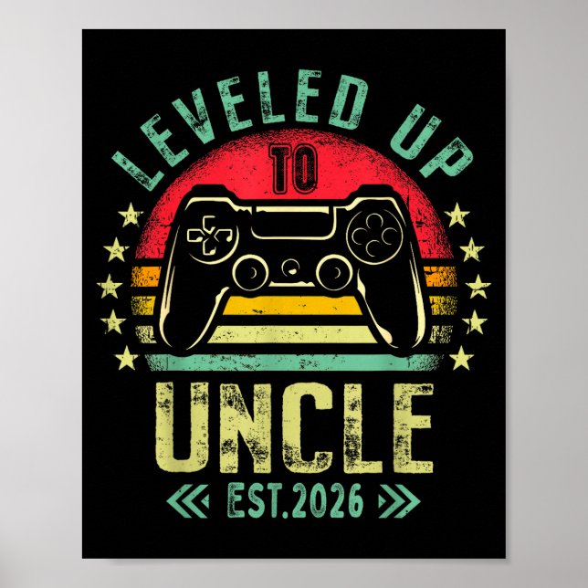 I Leveled Up To Uncle 2026 Promoted To Uncle Level Poster (Framsidan)