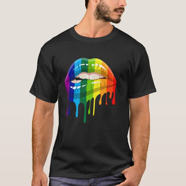 I Licked it Pride Long Sleeve T Shirt (Framsida)