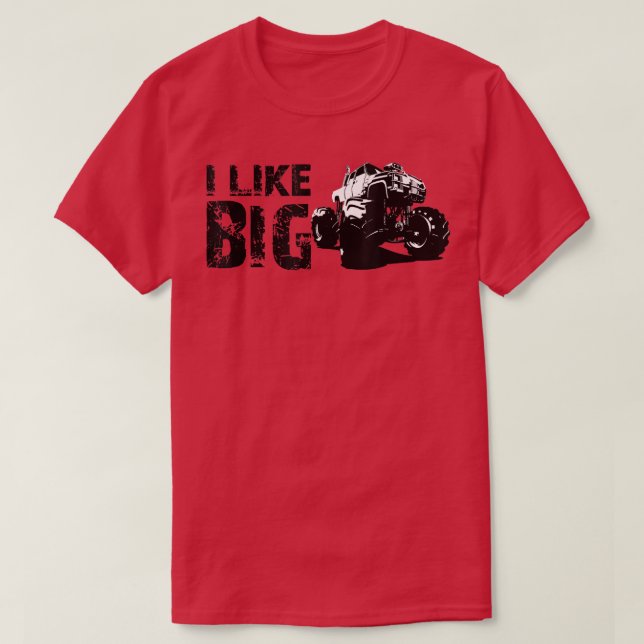 I like big trucks  t shirt (Design framsida)