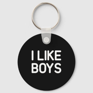 I Like Boys Funny Jokes Sarcastic  Nyckelring