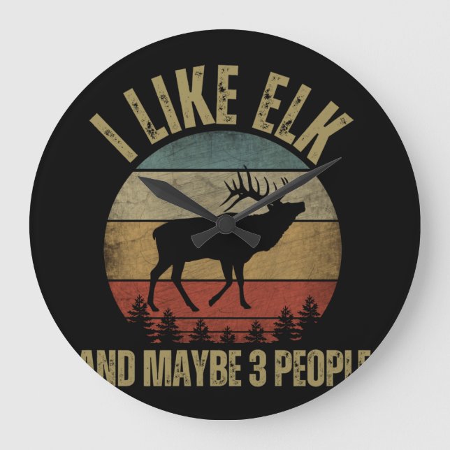 I LIKE ELK AND MAYBE 3 PEOPLE STOR KLOCKA (Framsida)