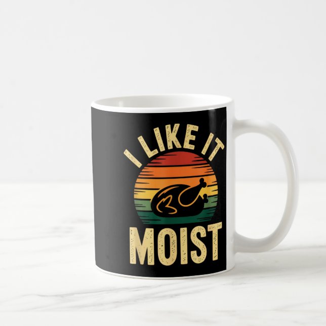 I Like It Moist Uni Kids Black Thanksgiving  Kaffemugg (Höger)