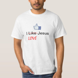 I Like (LOVE) Jesus - Facebook Tröja