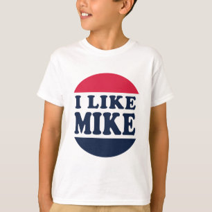 I-LIKE-MIKE-BUTTON T-SHIRT