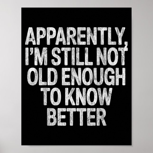 I Like My Husband A Little Bit Younger Saying Sarc Poster (Framsidan)