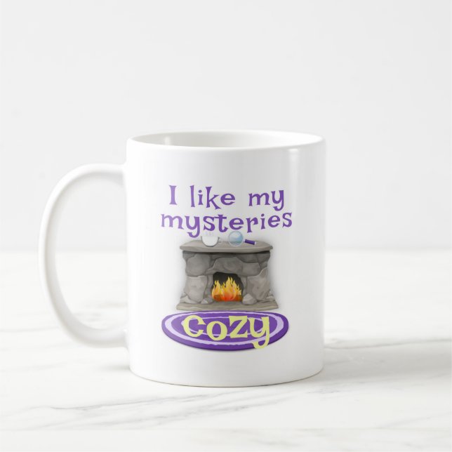 I LIke My Mysteries Cozy Mug Kaffemugg (Vänster)