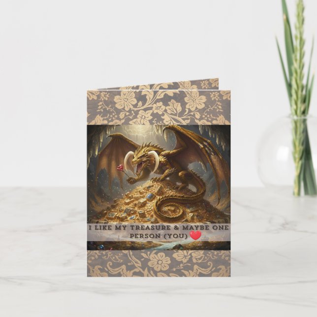 I Like My Treasure & Maybe One Person (You)  Kort (Framsida)