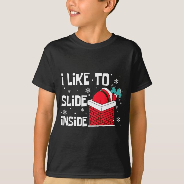 I Like To Ride On Top I Like To Slide Inside Coupl T Shirt (Framsida)