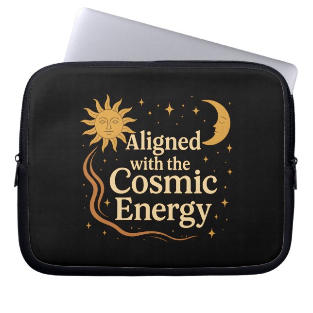 I linje med den kosmiska energin Boho Celestial Laptop Fodral (Framsidan)