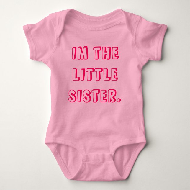 "I LITEN SISTER"-FARTYG. T-SHIRT (Framsida)